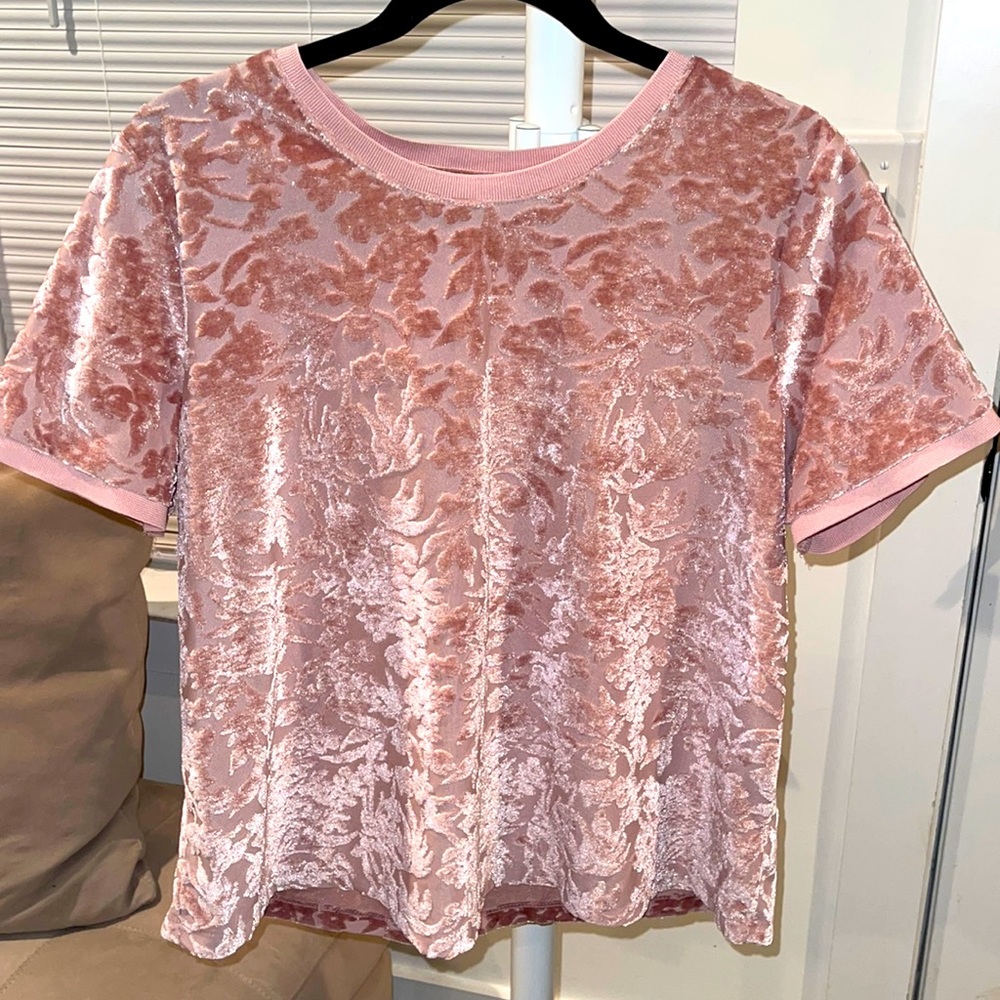 Pink Velvet Shirt